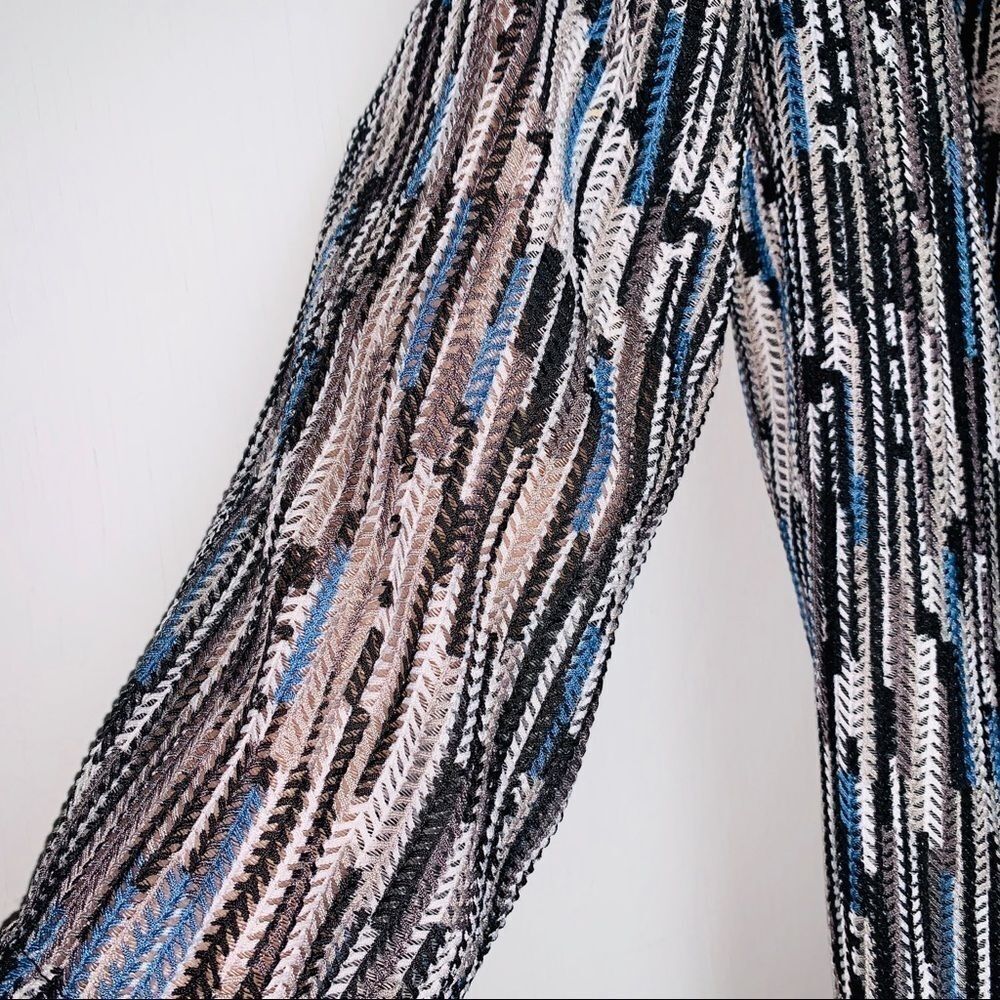 Mona Leah Textured Open Front Drape Collar Jacket - image 5